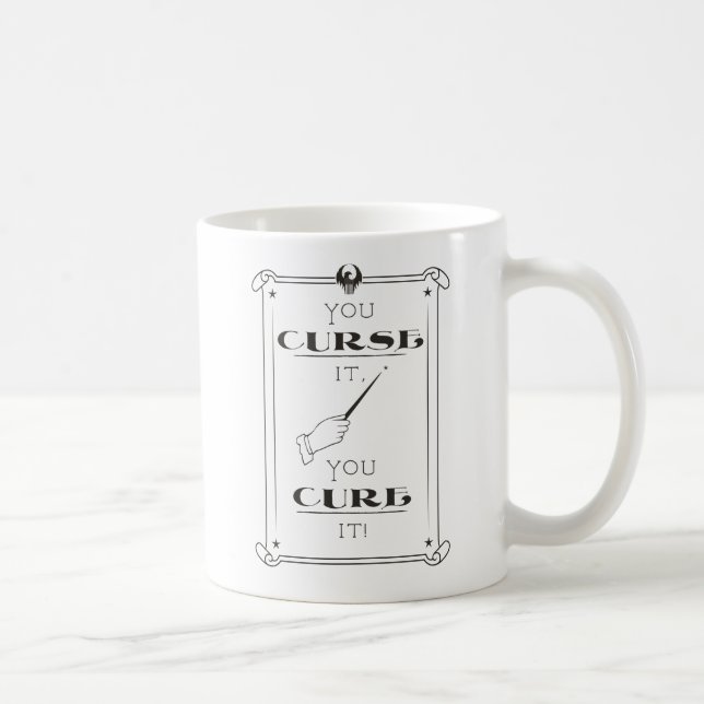 Du förbannar det, du botar det kaffemugg (Höger)