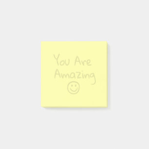 Du förbluffar post-it block