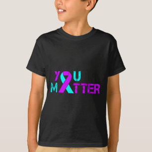 Du förebyggande av självmord Depression Medvetenhe T Shirt