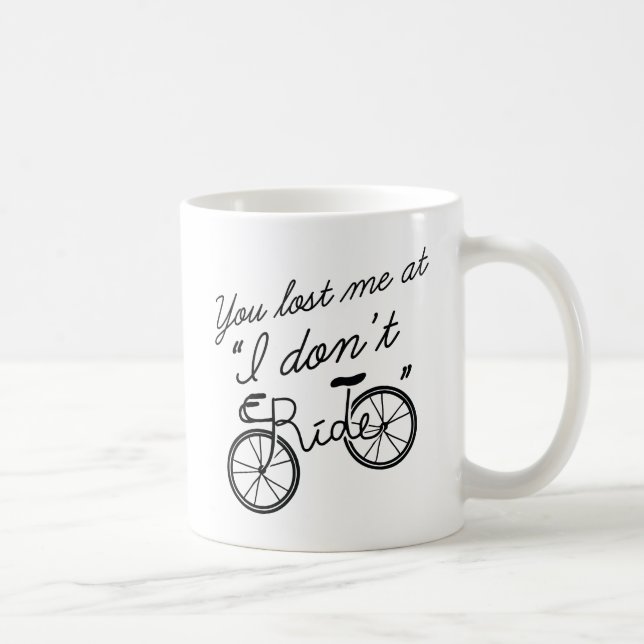 Du Förlorade Mig När Jag Inte Kör Kaffemugg (Höger)