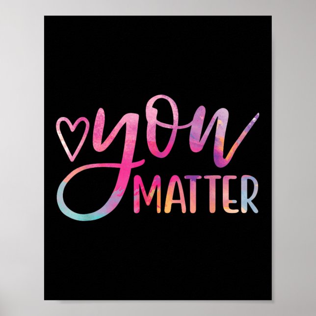 Du - Förmedling om psykisk hälsa - inspirationspre Poster (Framsidan)