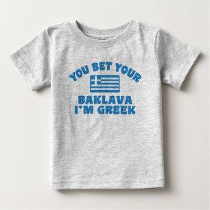 Du förmodar att du Baklava jag är grek Tee Shirt