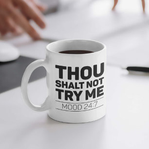 Du försöker inte prova mig kaffemugg
