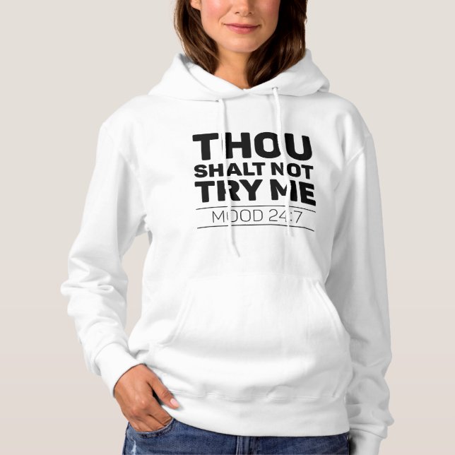 Du försöker inte prova mig t shirt (Framsida)