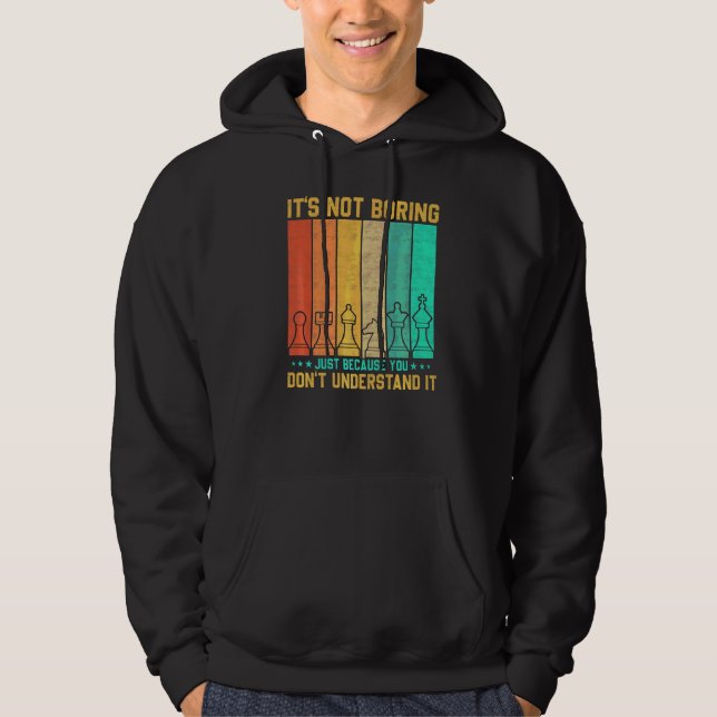 Du förstår inte schack. hoodie (Framsida)