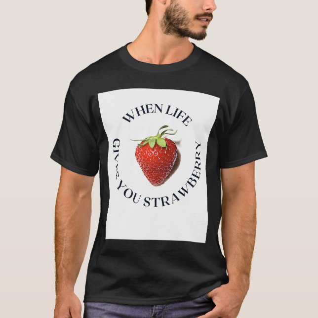 Du förtjänar de bästa kläderna med högt material t shirt (Framsida)