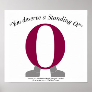 Du förtjänar en "permanent O"-Poster - Podium Pr Poster