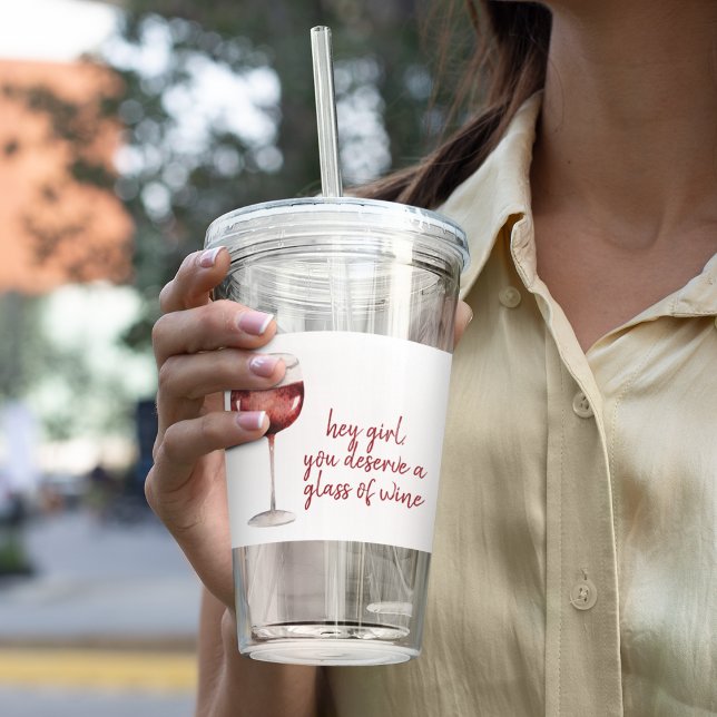 Du förtjänar ett glas Vin-citat (Skapare uppladdad)