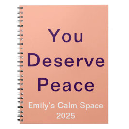 Du förtjänar inspirerande citat från Anpassningsba Anteckningsbok