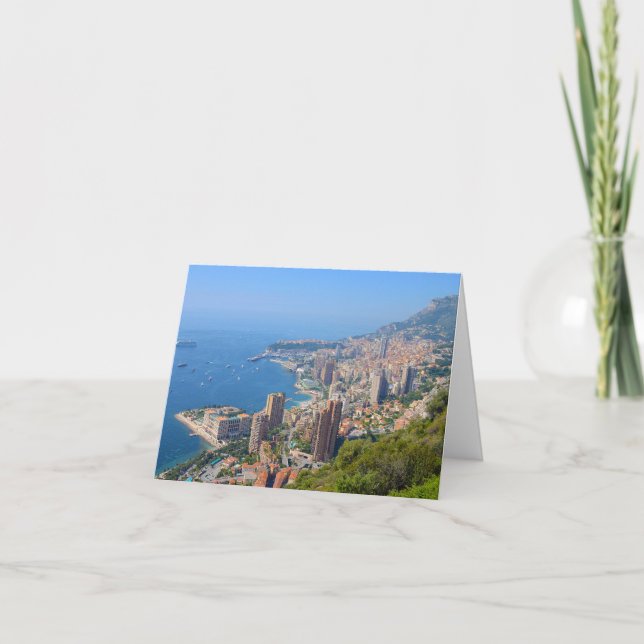 du förtjänar Monte Carlo hälsning Kort (Framsida)