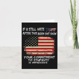 Du fortsätter att fördröja trumpen efter det här B Kort