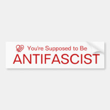 Du Förväntas Vara Antifascist (Rött på Vitt)