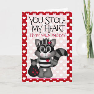 Du förvarar mitt hjärta Lycklig Valentine Card Helgkort