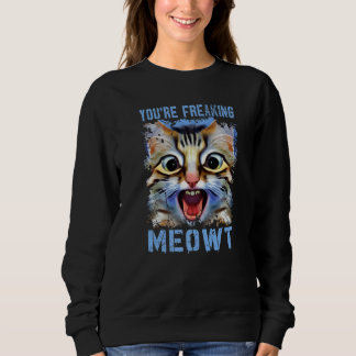 Du fryser köttkakans köttbete. Katt Meow Cat Pun T Shirt