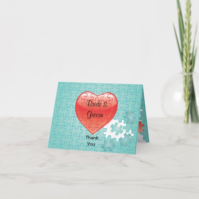 Du fullkomma mig Pussel Tackkort (Framsida)