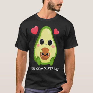 Du Fullkomnar Mig Avokado Par Valentines T Shirt