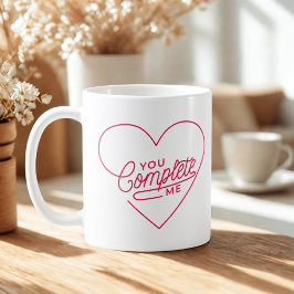 Du Fullkomnar Mig Foto Kaffemugg