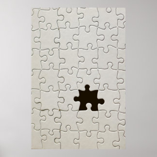 Du Fullkomnar Mig Romantisk Svart-vit Pusselbild Poster