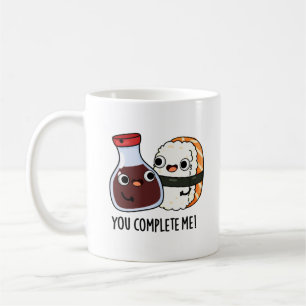 Du fyller mig med Funny Sushi Soy Sauce Pun Kaffemugg