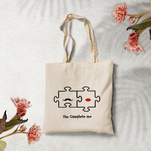 Du fyller mig med Pusle Delar Tote Bag Tygkasse