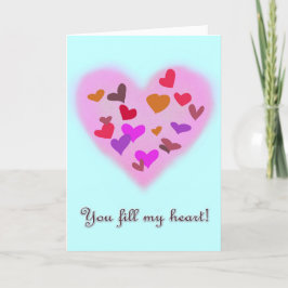 Du fyller mitt hjärta helgkort