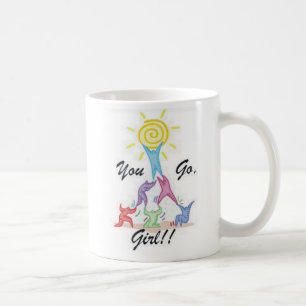 Du går flickamuggen kaffemugg