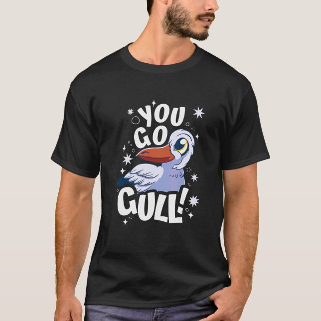 Du går Gull T Shirt (Framsida)