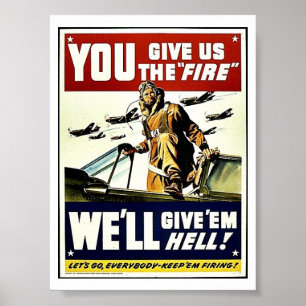Du Ge använder elden Poster