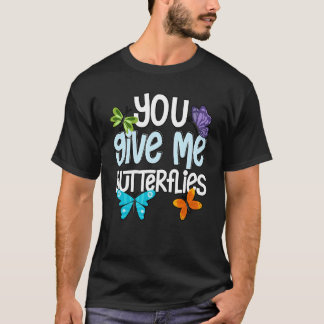 Du Ge Me Butterflies Entomology Insekt Collecto T Shirt