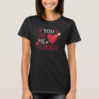 Du Ge Me Tachycardia Valentine Day ICU Nurse T Shirt