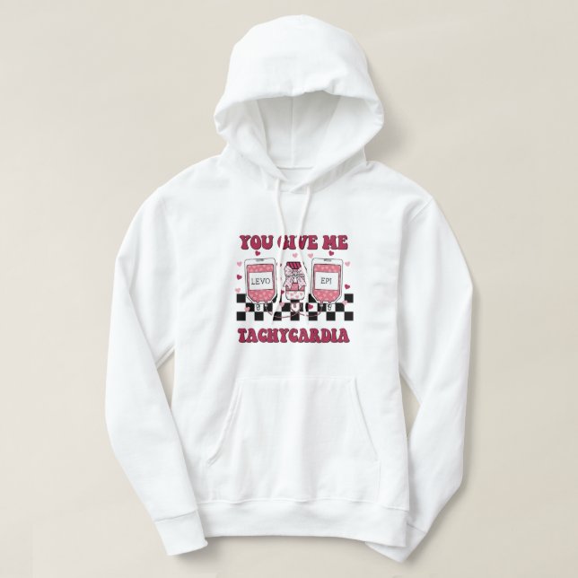 du ge me tachykardi hoodie (Design framsida)