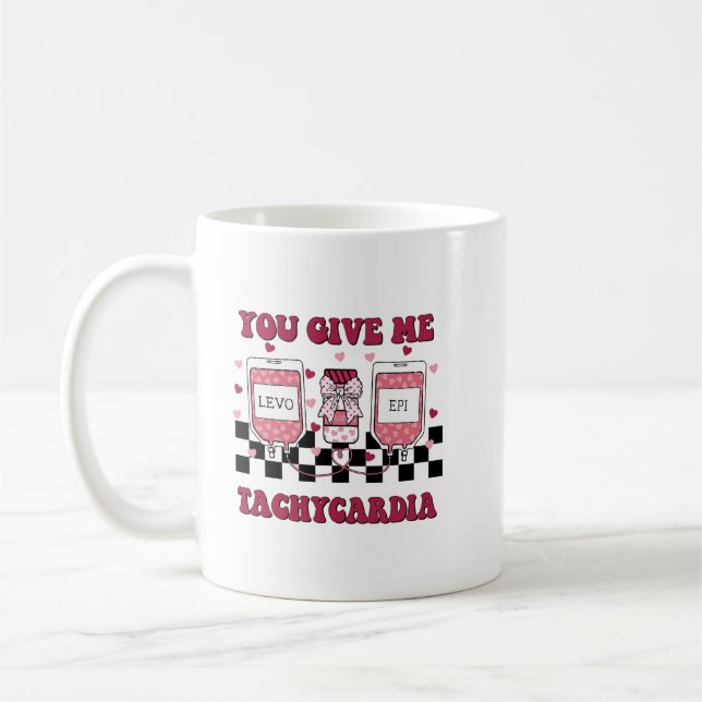 du ge me tachykardi kaffemugg (Vänster)