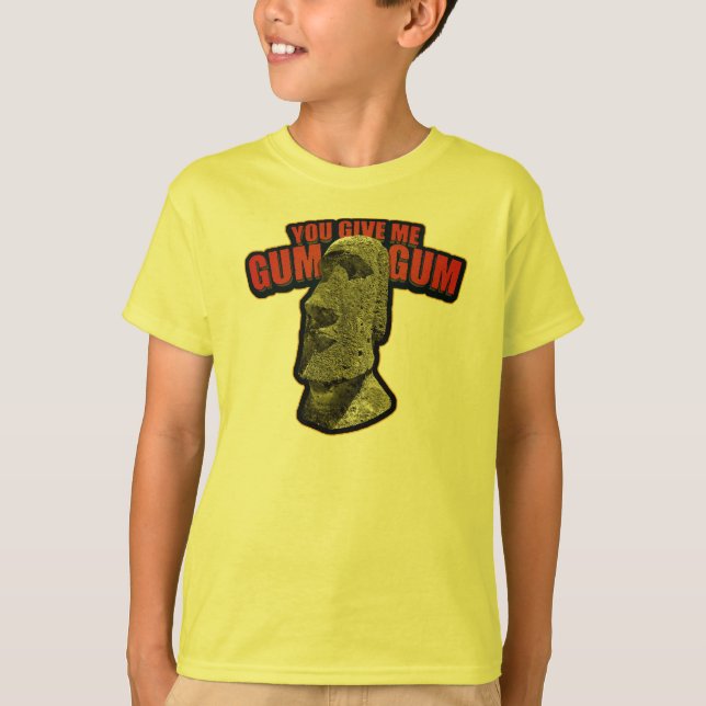 Du ger mig gummigummi! t-shirt (Framsida)
