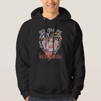 Du ger mig takykardi kläder Sjuksköterska Alla hjä Hoodie