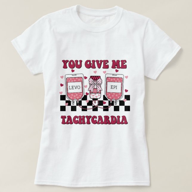 du ger mig takykardi t shirt (Design framsida)