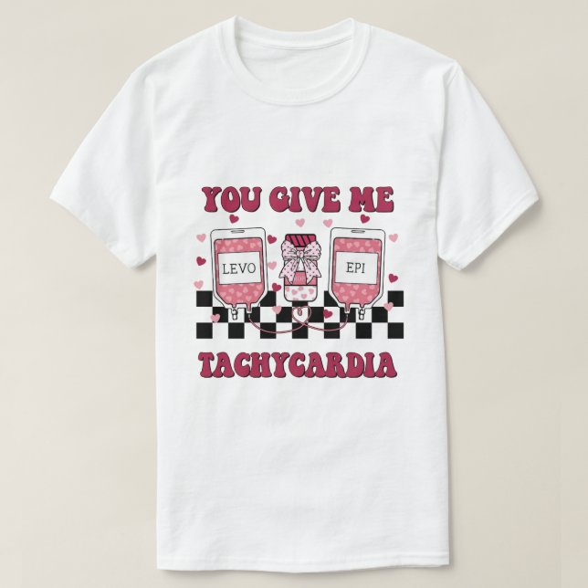 du ger mig takykardi t shirt (Design framsida)