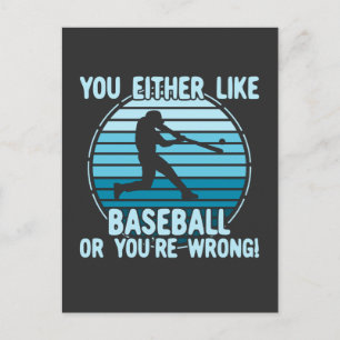 Du gillar Baseball eller så har du fel! Vykort
