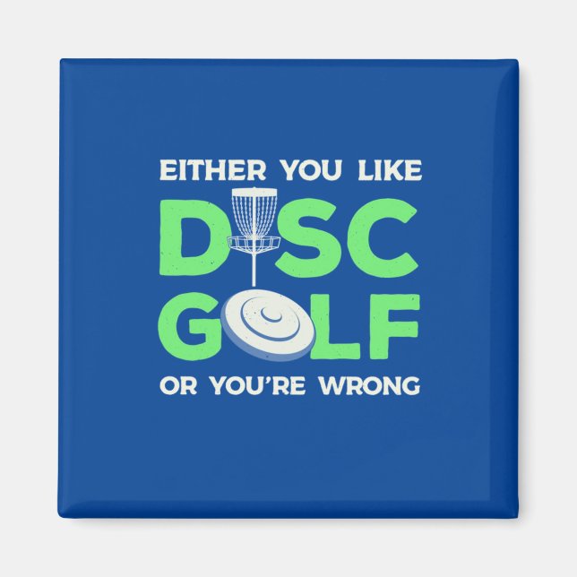 Du gillar Disk Golf Magnet (Framsidan)