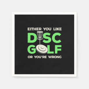 Du gillar Disk Golf Pappersservett
