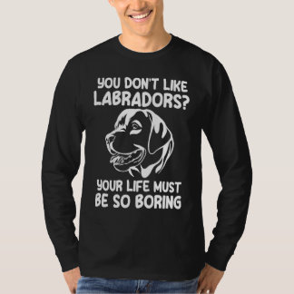 du gillar inte labrador retriever labrador retriev t shirt