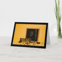 Du gjorde det med ett hälsningskort