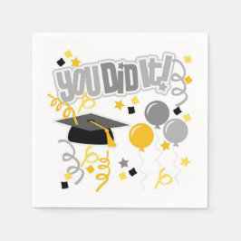 Du gjorde det! pappersservett