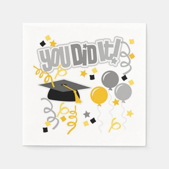 Du gjorde det! pappersservett (Framsidan)