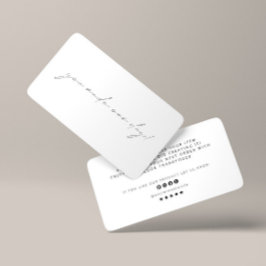 Du gjorde vår dag Business Tack Rabattkort Tilläggskort