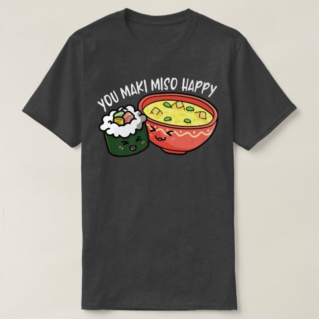 Du gör det i miso lycklig Otaku Japan T Shirt (Design framsida)