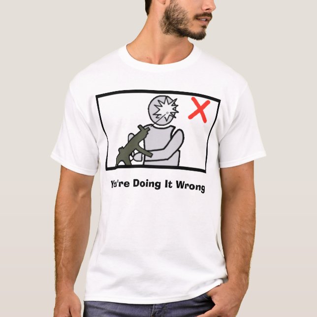 Du gör det som är felt tee (Framsida)