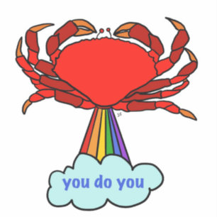 Du gör dig till Crab Klistermärken