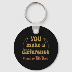 Du gör en annan Personlig Nyckelring