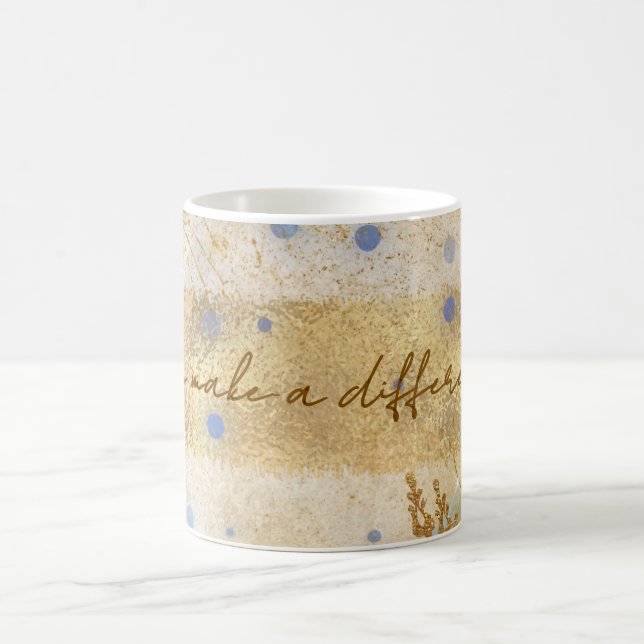 Du gör en skillnad kaffemugg (Center)