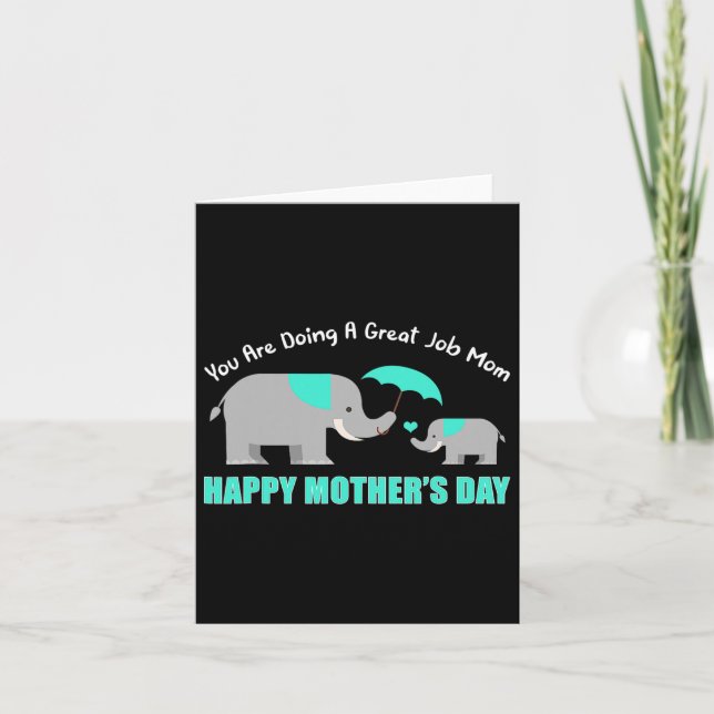 Du gör en Underbar Mamma Mors dag Kort (Framsida)